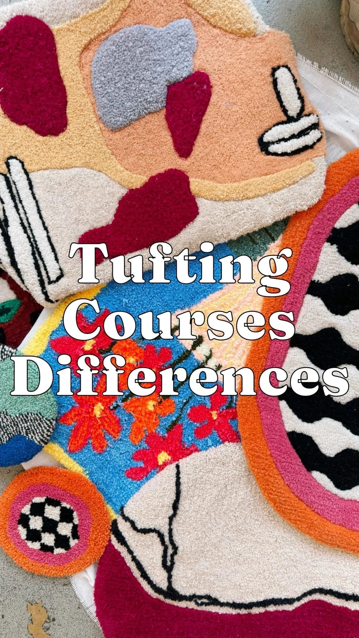 Comparing the different tufting workshop options