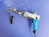 AK-Duo tufting machine in light blue, short 7-15mm needle