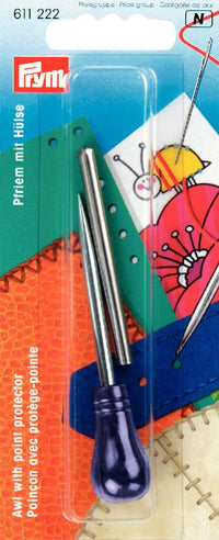 Prym awl with point protector for tufting