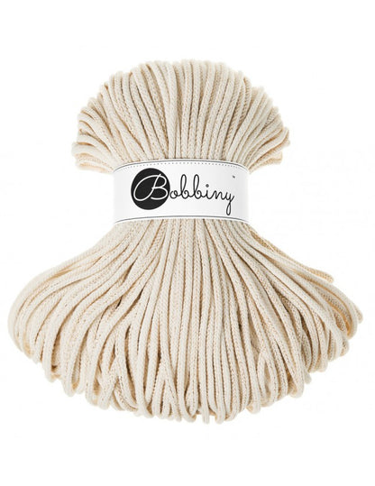 Braided Cord 5mm (100m) - Cotton - Bobbiny
