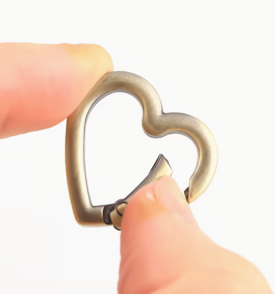 Craftinglove herzförmiger Karabiner