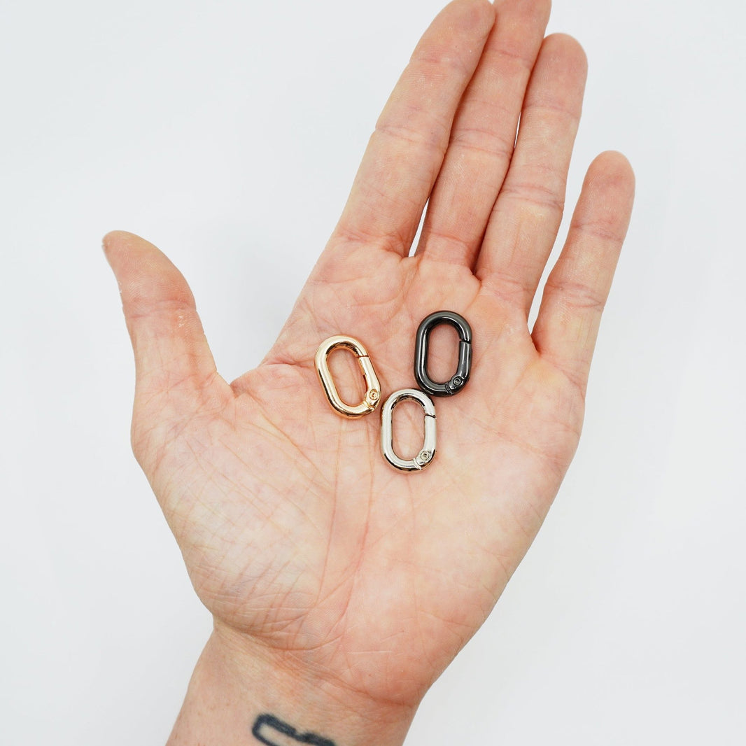 Carabiner - oval - mini - Craftinglove