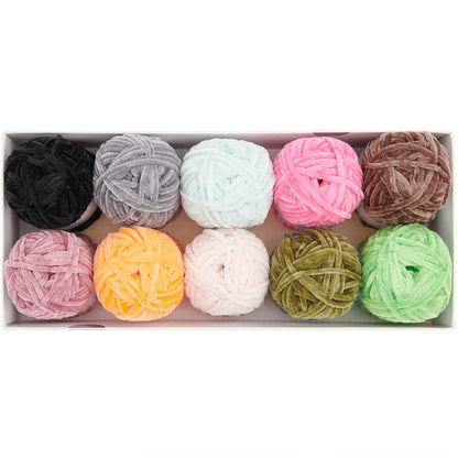 Ricorumi Chenille-Garn, Fashion Set mit 10 x 25g von Rico Design