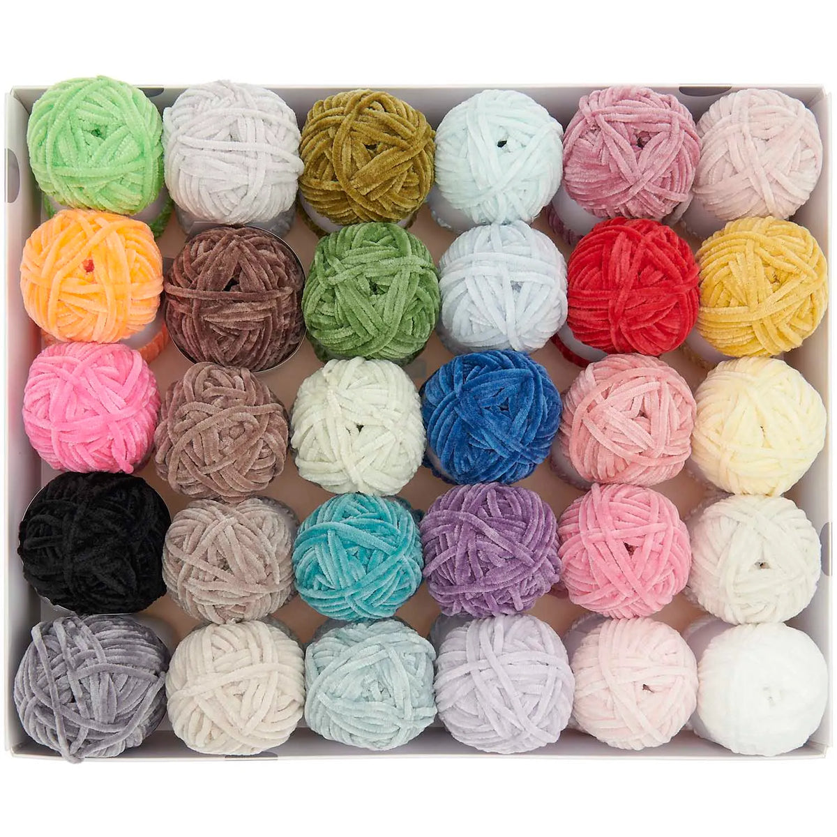 Ricorumi Chenille-Garn, Set mit 30 x 25g von Rico Design