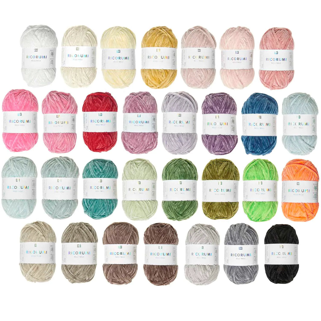 Ricorumi Chenille-Garn, Set mit 30 x 25g von Rico Design