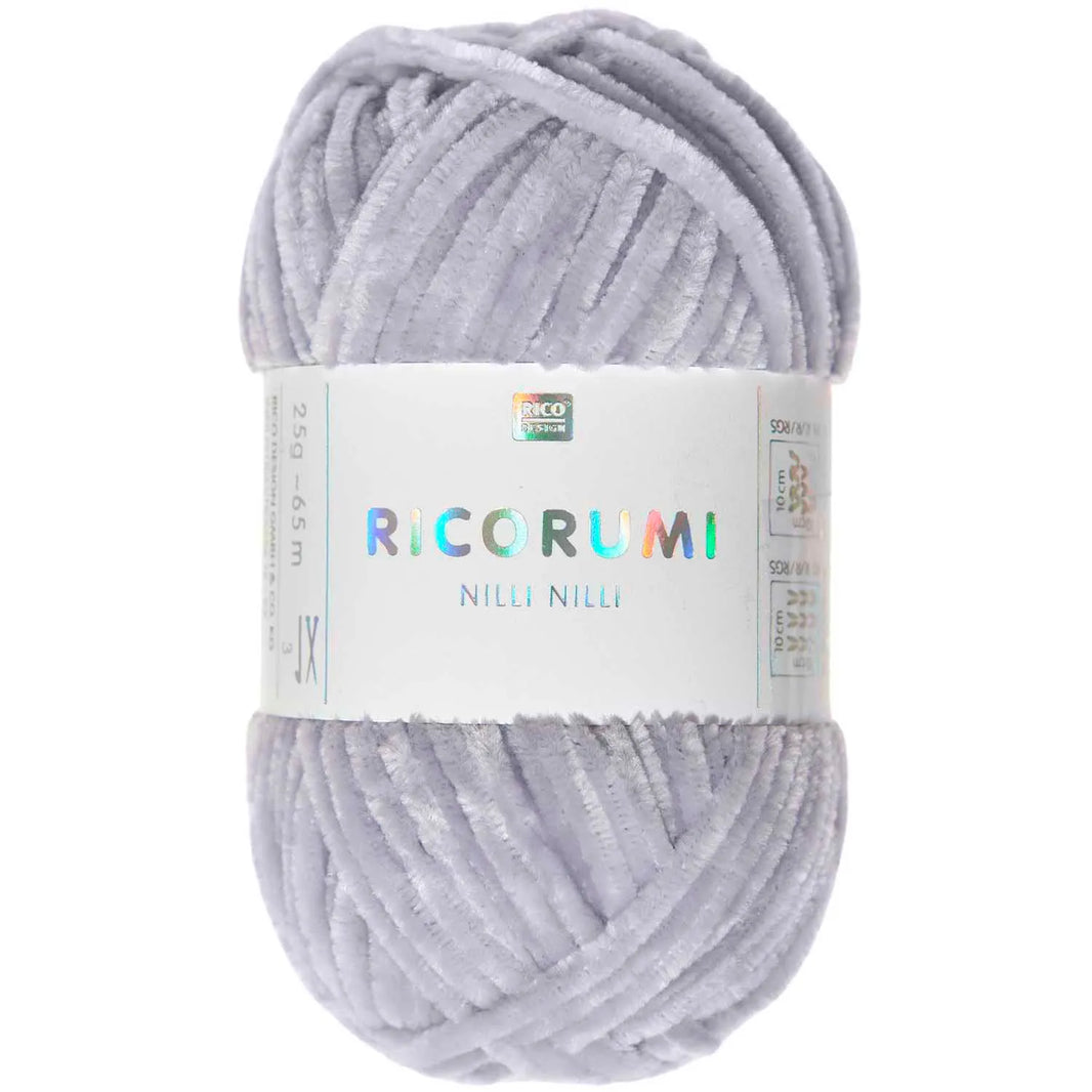 Ricorumi Chenille-Garn in flieder, 25g-Knäuel von Rico Design