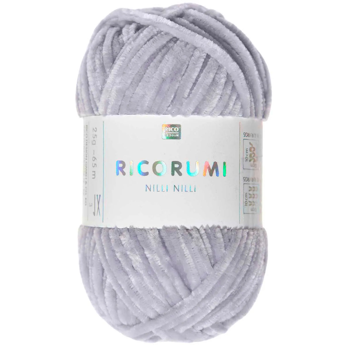 Ricorumi Chenille-Garn in flieder, 25g-Knäuel von Rico Design