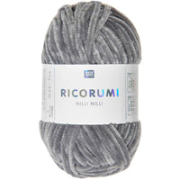 Ricorumi Chenille-Garn in grau, 25g-Knäuel von Rico Design