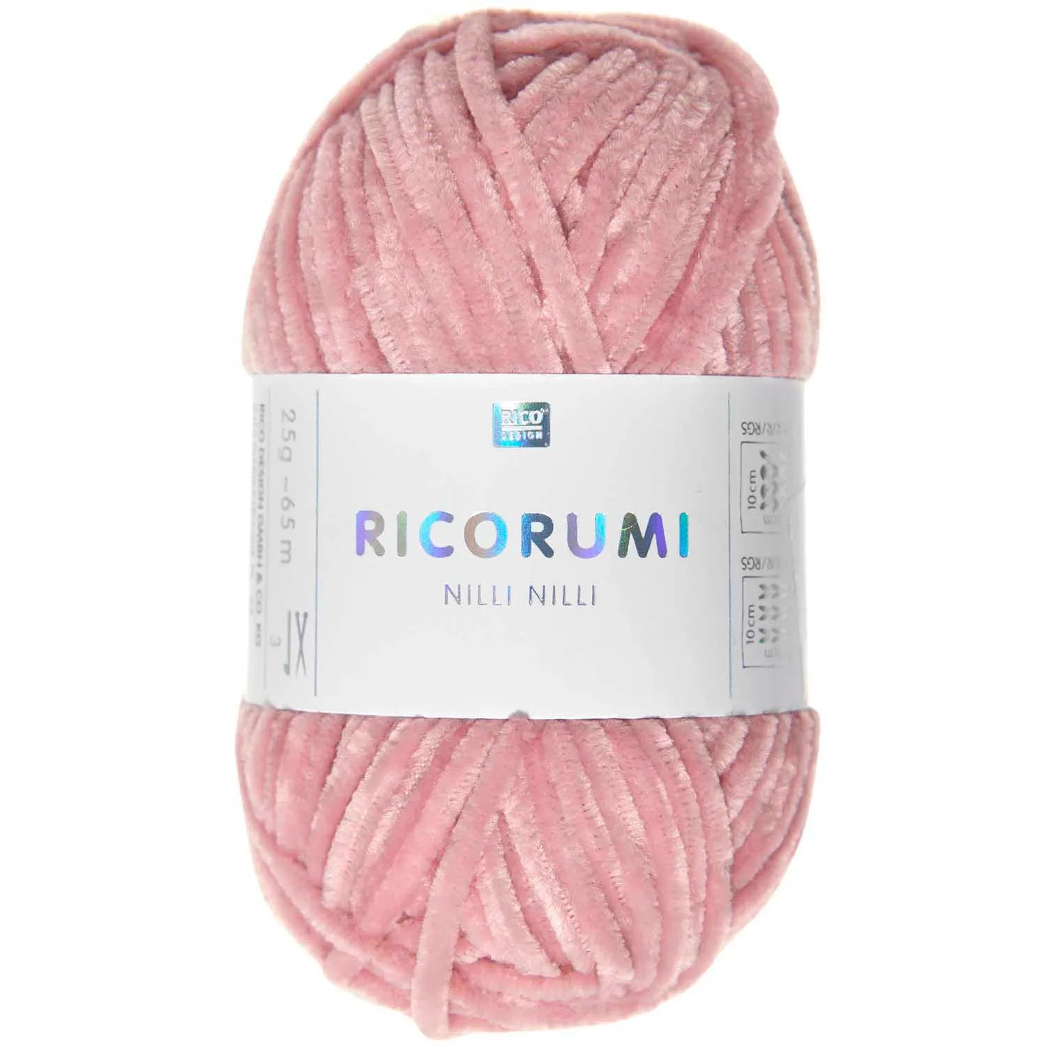 Ricorumi Chenille-Garn in lachs, 25g-Knäuel von Rico Design