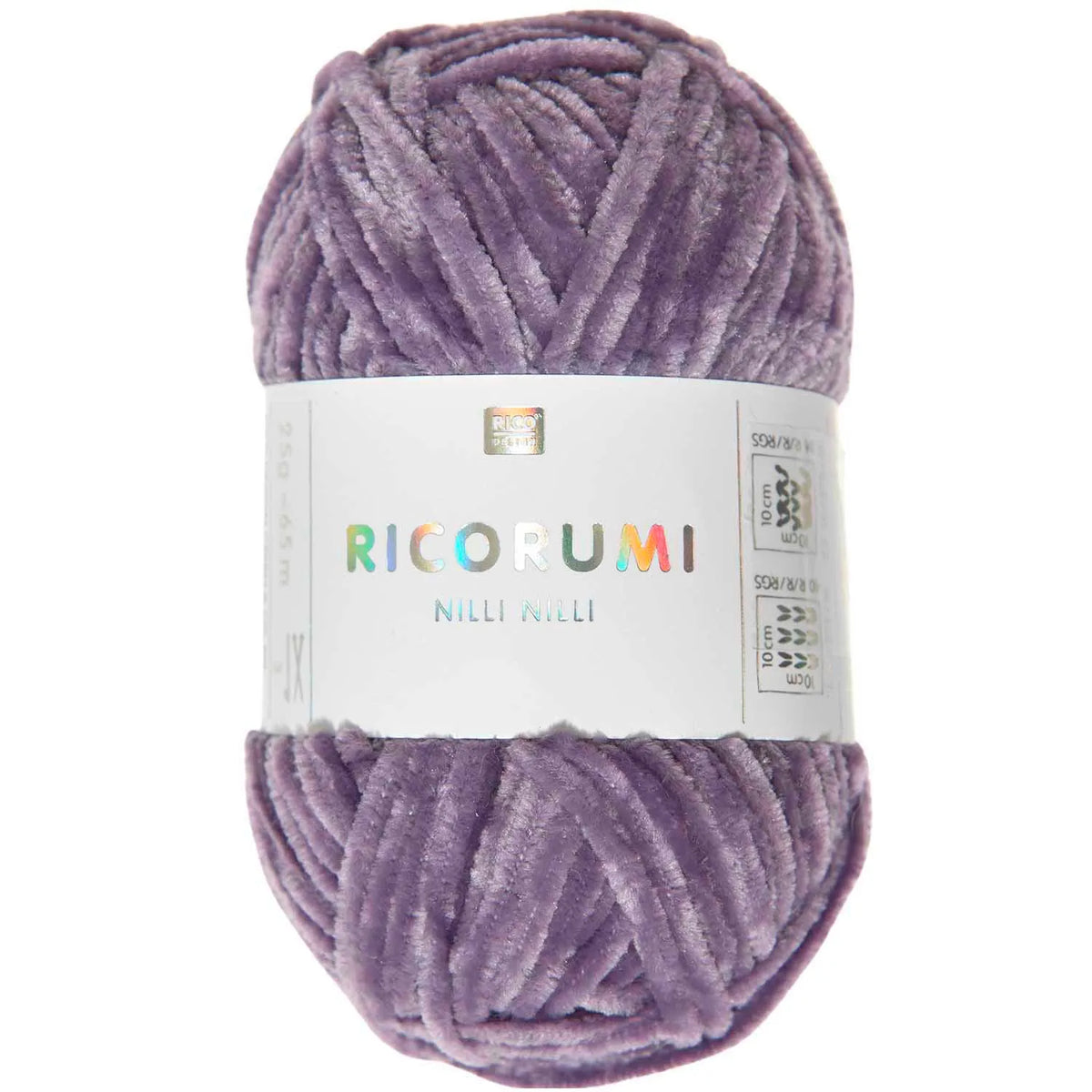 Ricorumi Chenille-Garn in lila, 25g-Knäuel von Rico Design