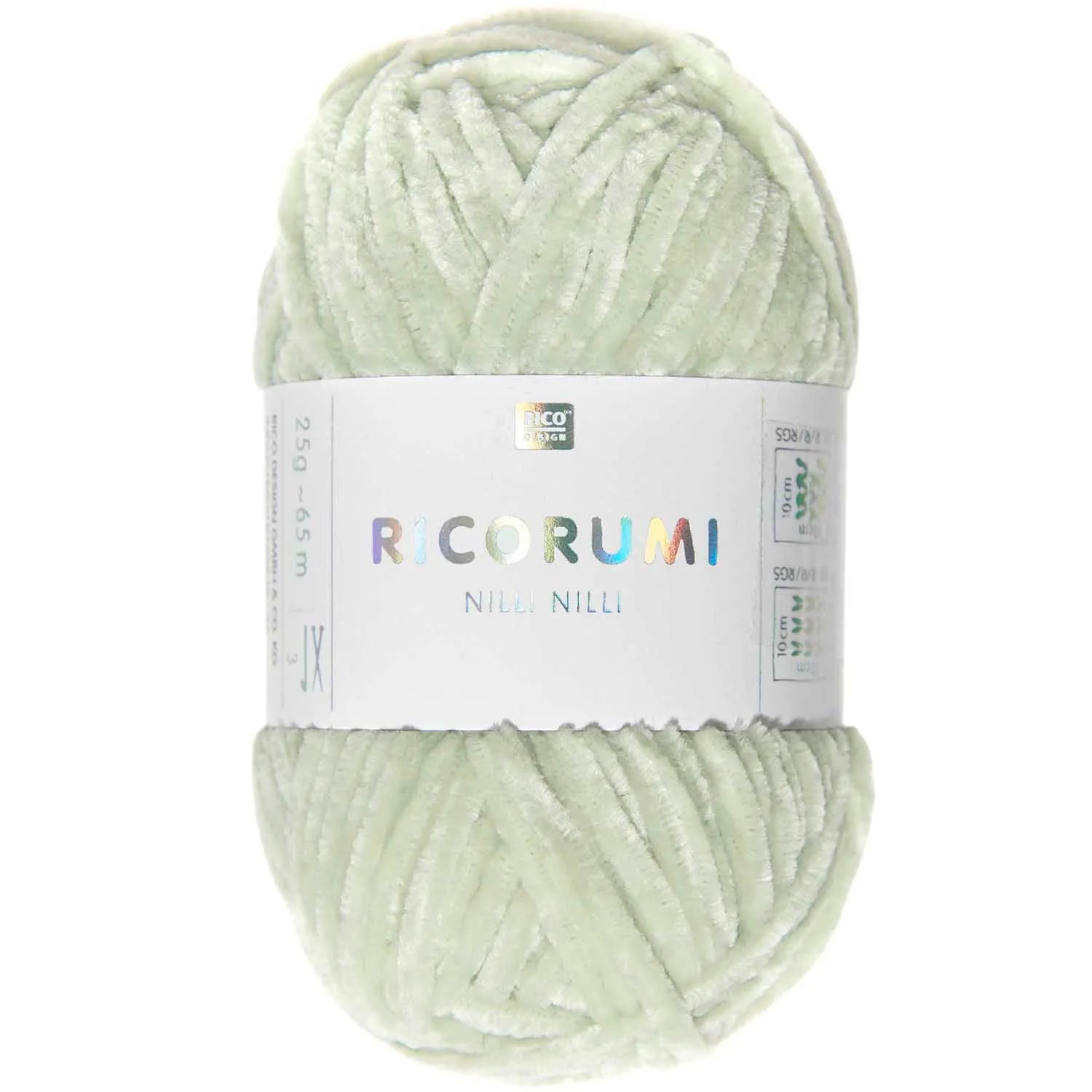 Ricorumi Chenille-Garn in mint, 25g-Knäuel von Rico Design
