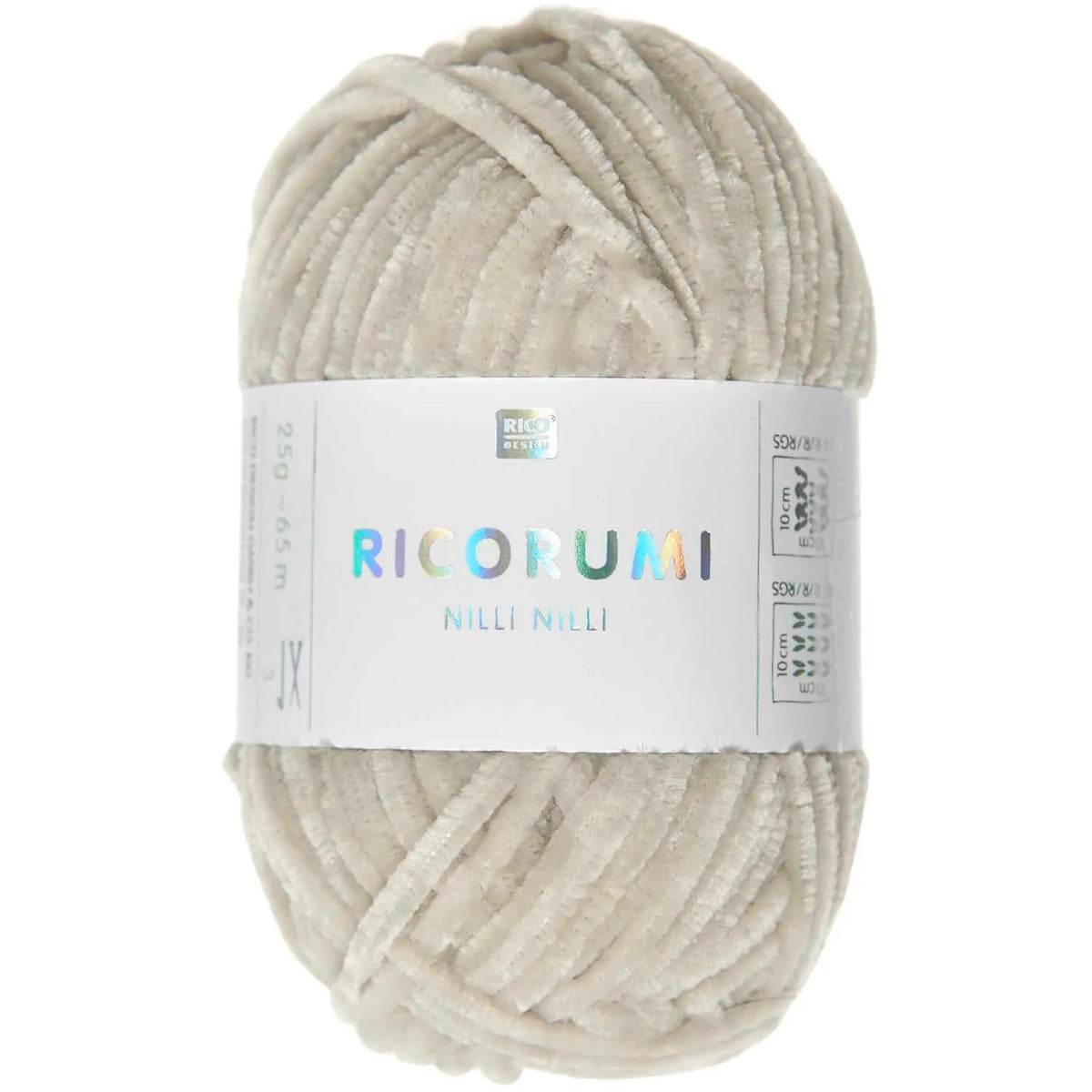 Ricorumi Chenille-Garn in natur, 25g-Knäuel von Rico Design
