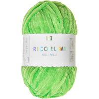 Ricorumi Chenille-Garn in neon grün, 25g-Knäuel von Rico Design