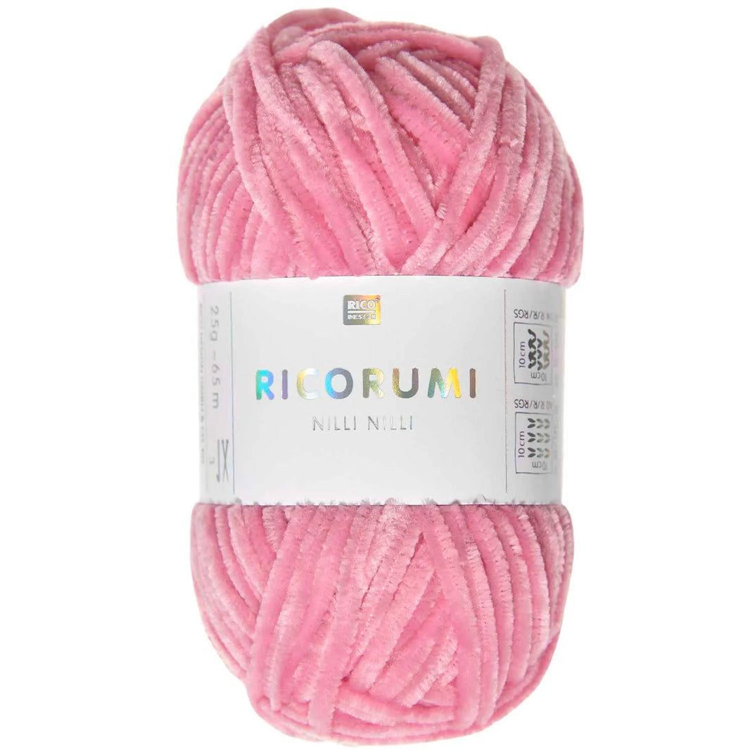Ricorumi Chenille-Garn in pink, 25g-Knäuel von Rico Design