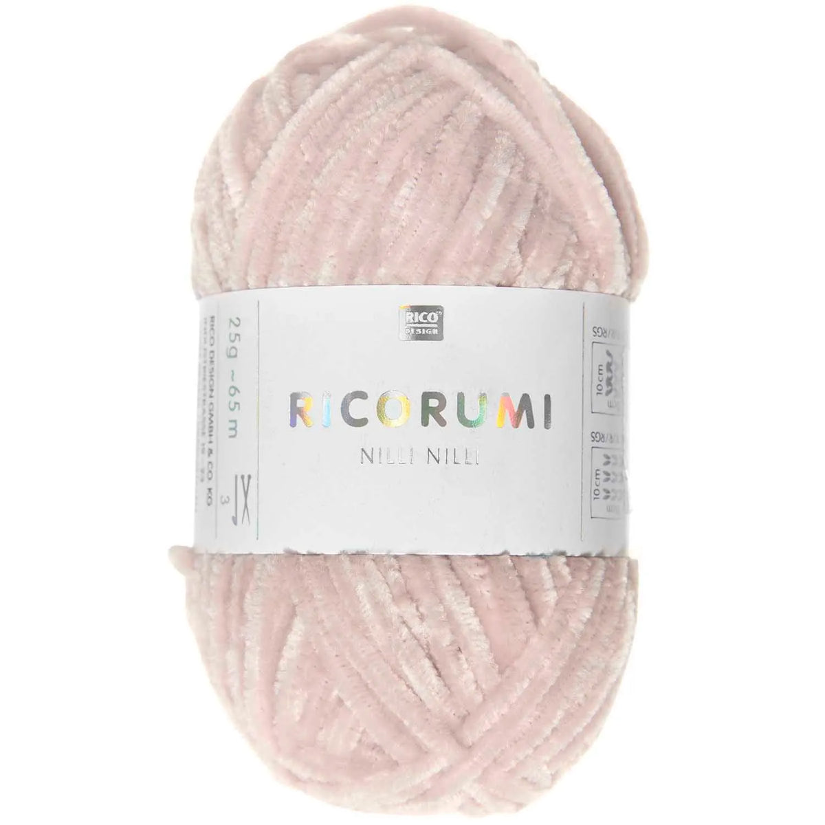 Ricorumi Chenille-Garn in puder, 25g-Knäuel von Rico Design