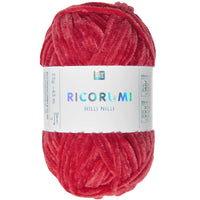 Ricorumi Chenille-Garn in rot, 25g-Knäuel von Rico Design