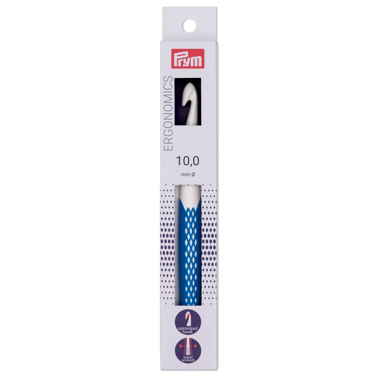 Prym ergonomische Häkelnadel in 10mm
