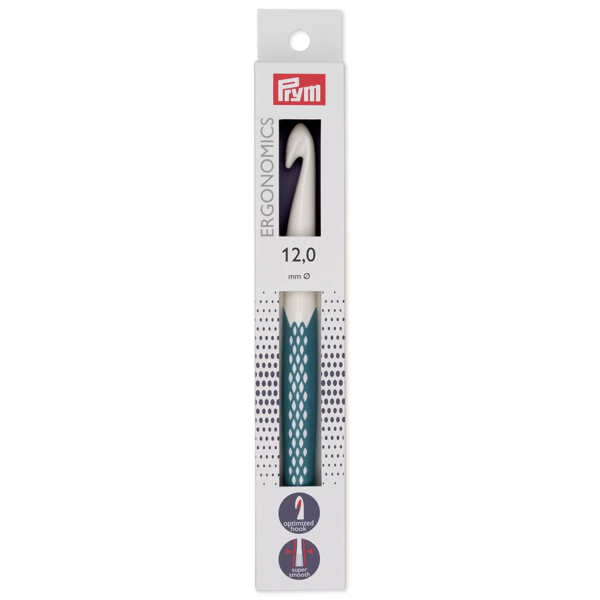 Prym ergonomische Häkelnadel in 12mm