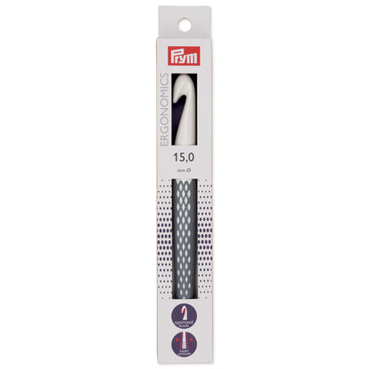 Prym ergonomic crochet hook, 15mm size