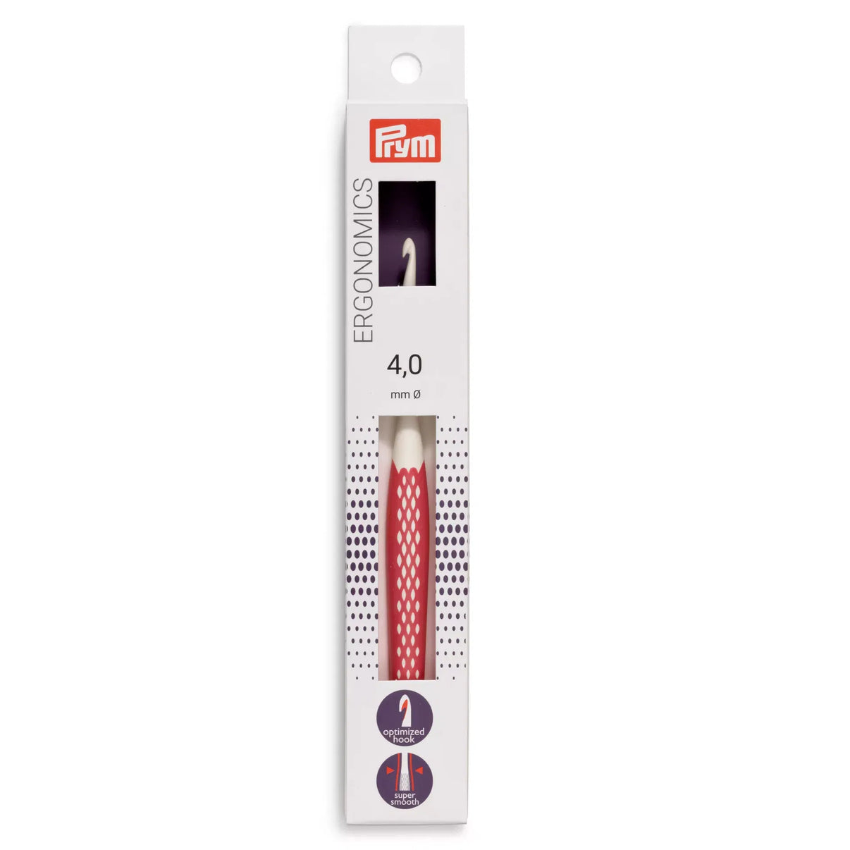 Ergonomische Häkelnadel, 4mm von Prym