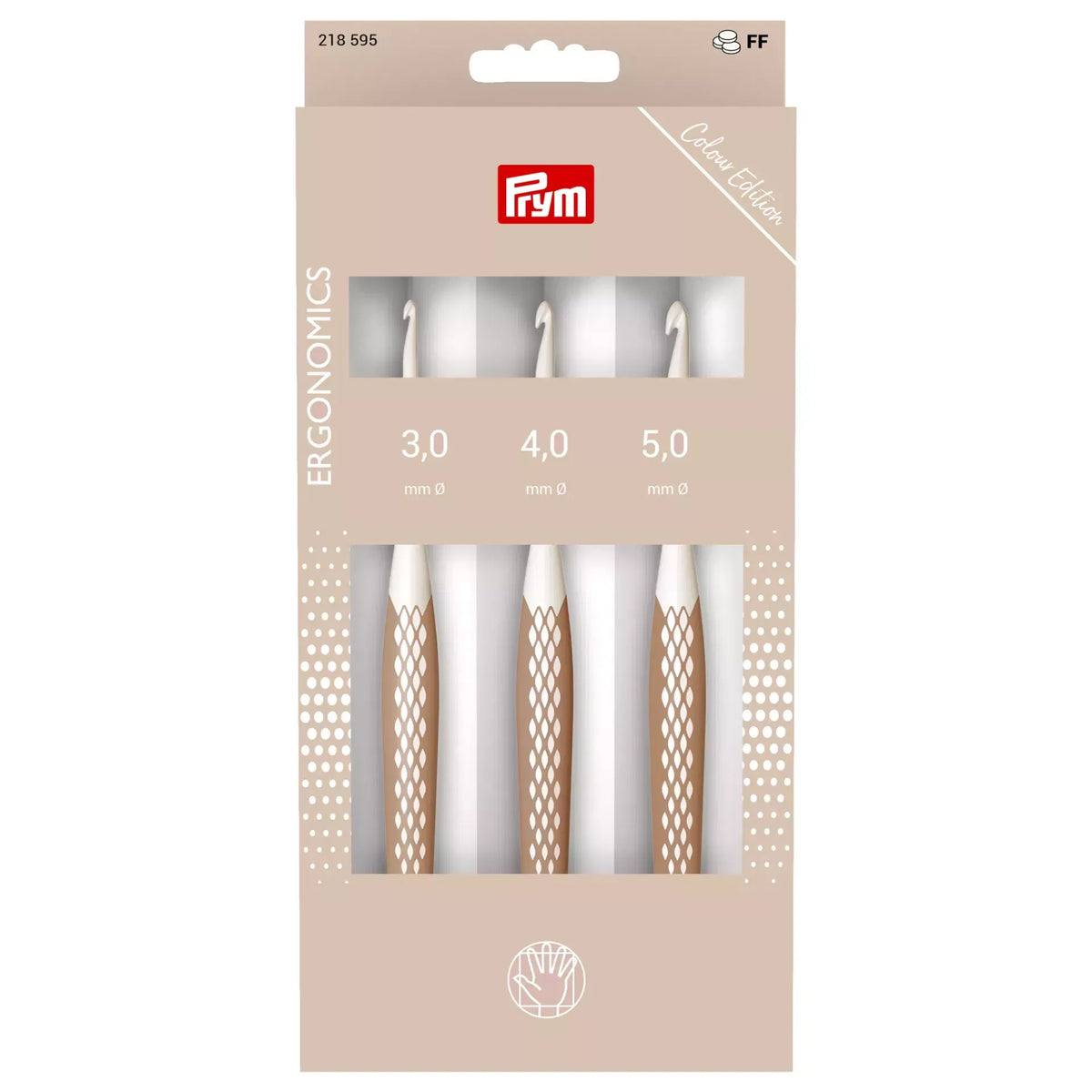 Prym ergonomisches Häkelnadel-Set, 3mm bis 5mm