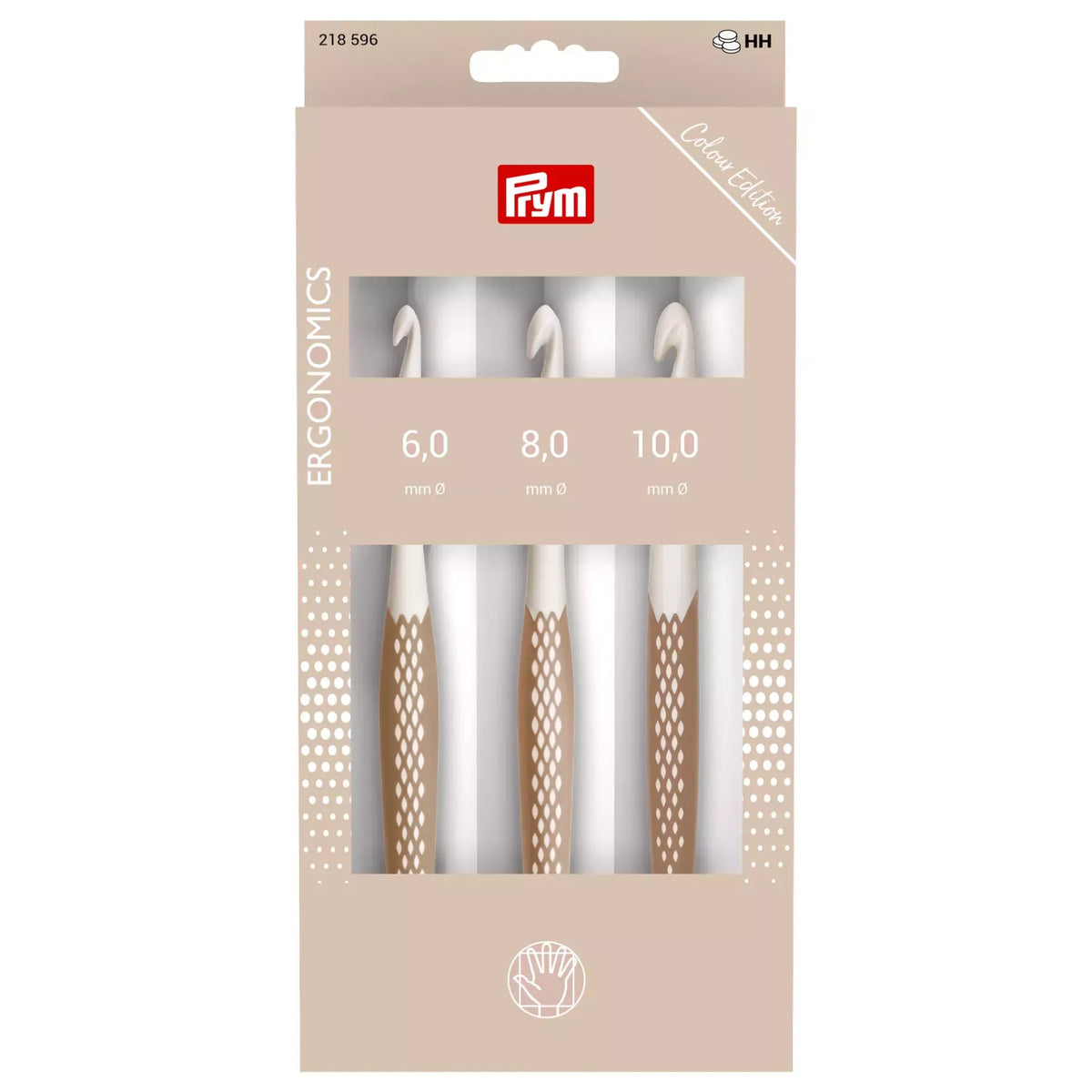 Prym ergonomisches Häkelnadel-Set, 6mm bis 10mm