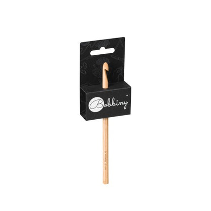Bobbiny beech wood crochet hooks in several sizes