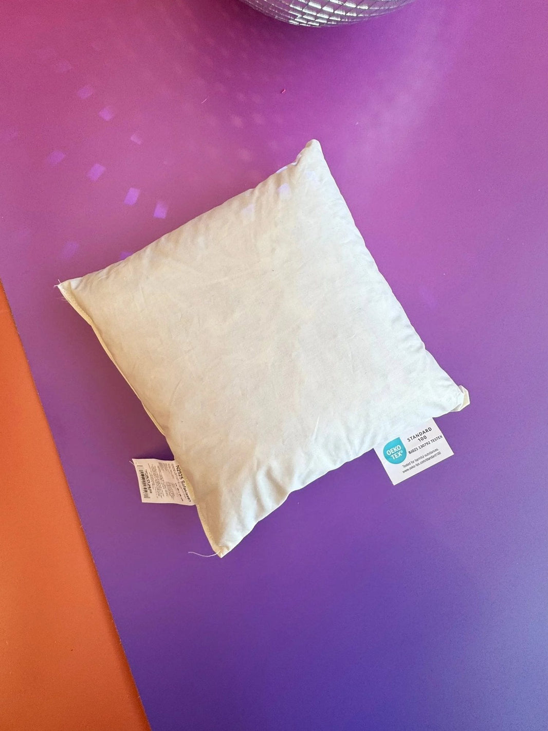 Rico cushion filling with real feathers, 25x25cm