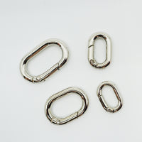 Oval Carabiner - silver
