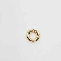 Carabiner rings - gold