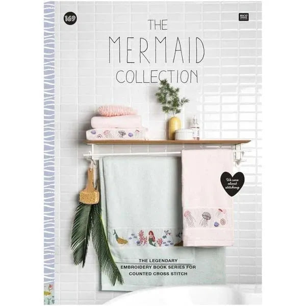 Embroidery pattern book 'The Mermaid collection' by Rico Design