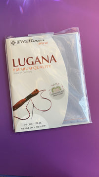 Zweigart Lugana Kreuzstichstoff in himmelblau, 3835/501