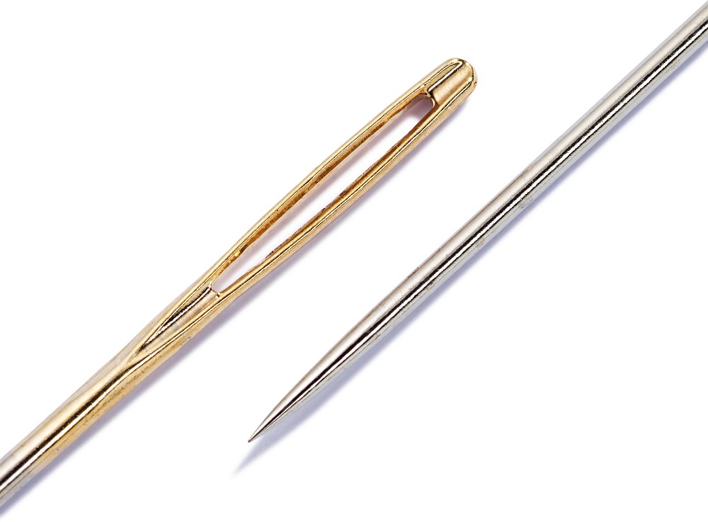 Prym embroidery needles with point, close-up