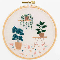 Rico Botanical embroidery set, 15.5cm hoop