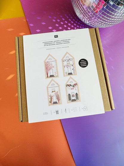 Rico Four Seasons house embroidery set, packaging view