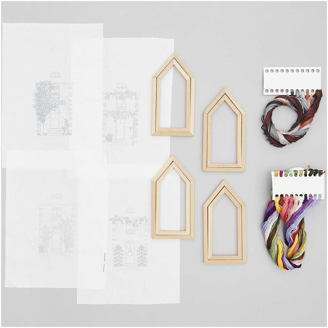 Rico Four Seasons house embroidery set, detail