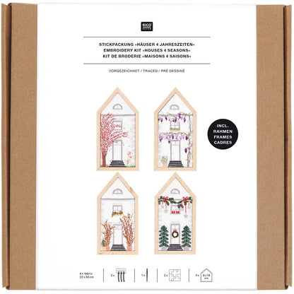 Rico Four Seasons house embroidery set, contents