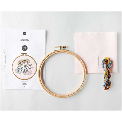 Rico Monstera embroidery set, contents