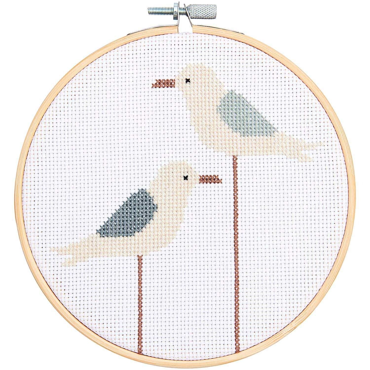 Kreuzstich-Stickset 'Seagul', 15cm von Rico Design