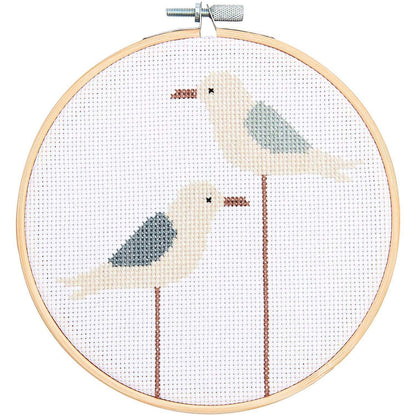 Kreuzstich-Stickset 'Seagul', 15cm von Rico Design