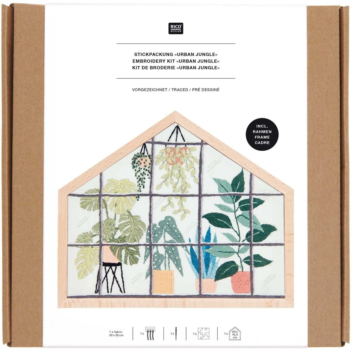 Rico Urban-Jungle-Stickset, Inhalt