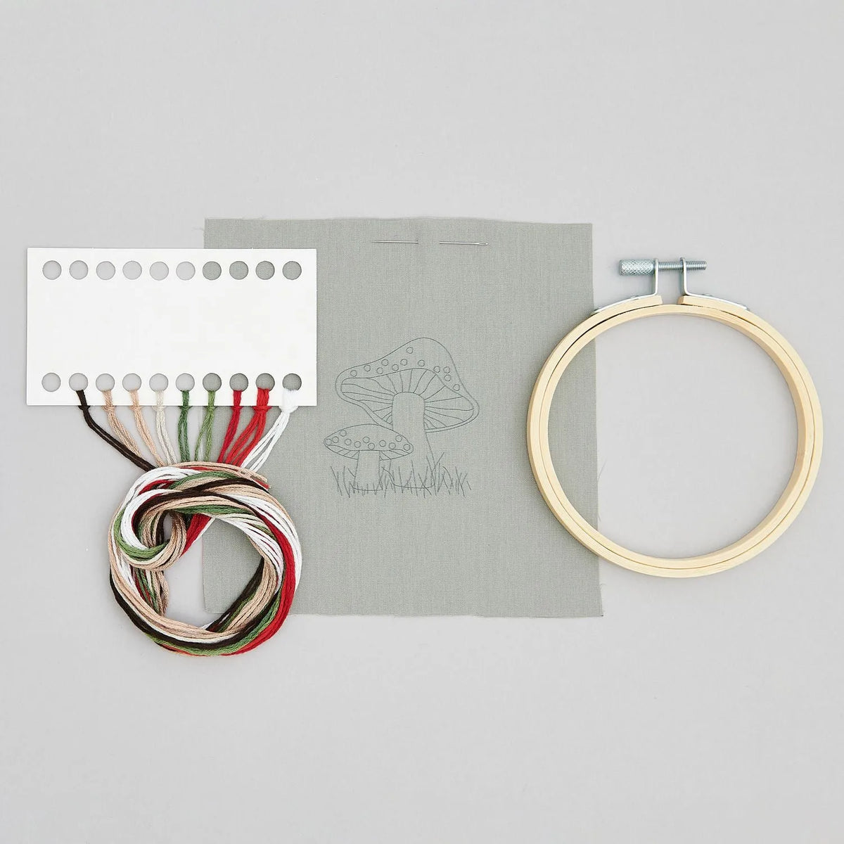 Traced embroidery kit 'small Mushroom' by Rico Design