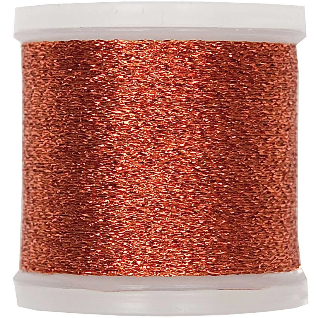Metallic embroidery thread in copper, 200m by Rico Design