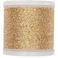 Rico Design Metallic-Stickgarn in Gold, 200m