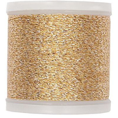 Rico Design Metallic-Stickgarn in Gold, 200m