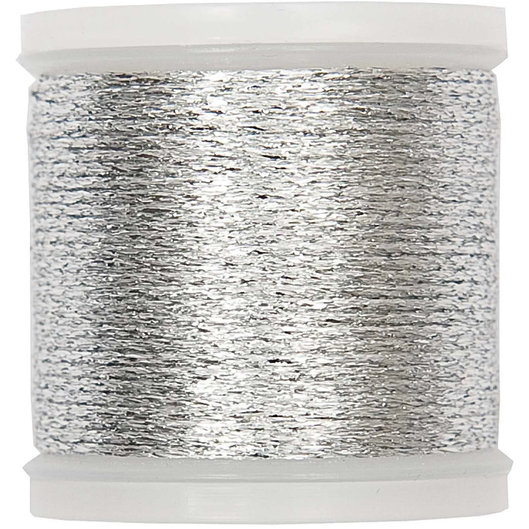Rico Design silver metallic embroidery thread spool
