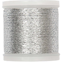 Rico Design Silber Metallic Stickgarn auf Spule
