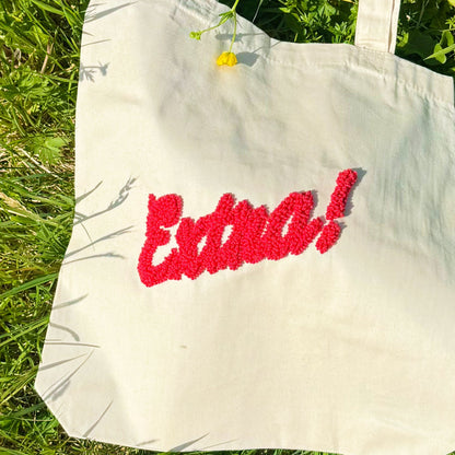 Extra! punch needle bag pattern sheet