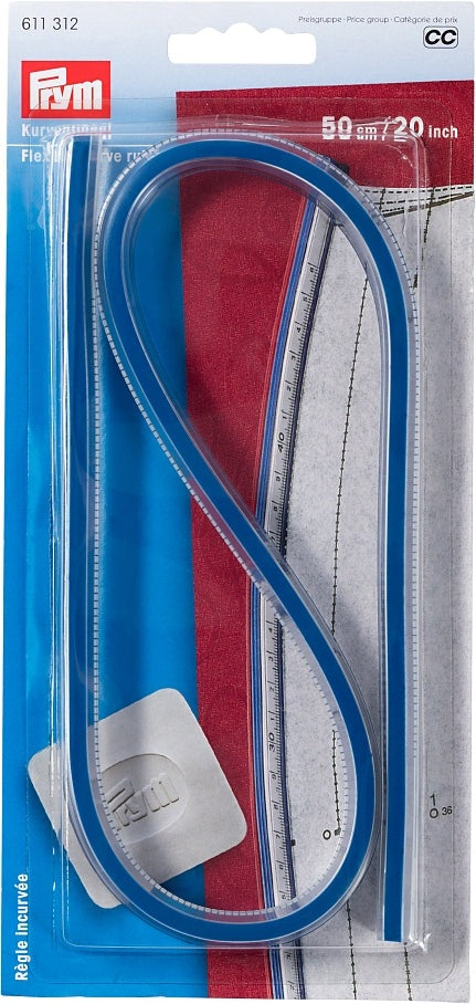 Flexible curved ruler by Prym
