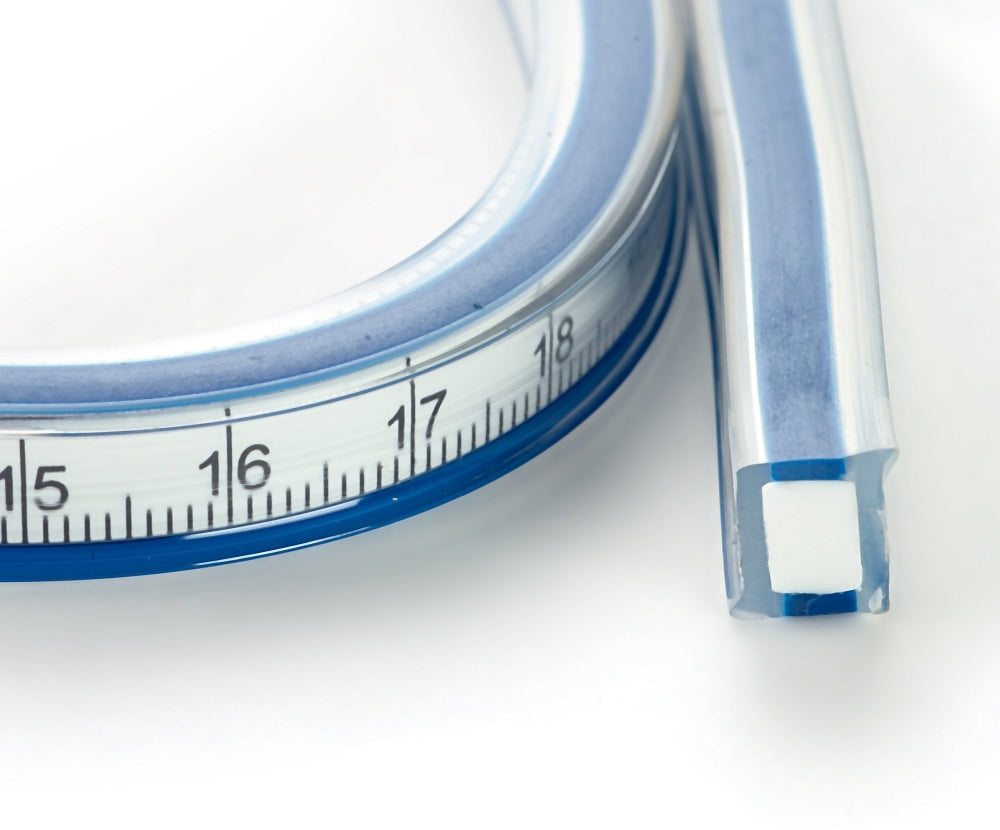Flexible curved ruler by Prym